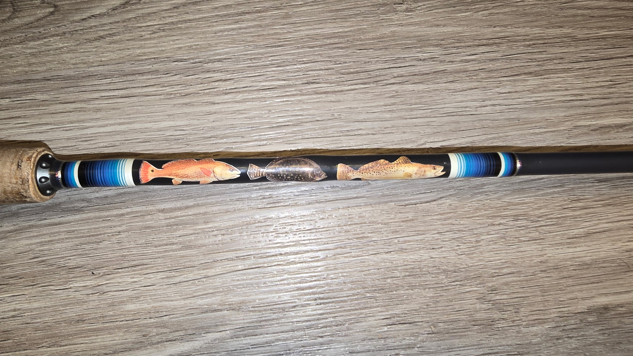 Blue Fade Rod — view 2